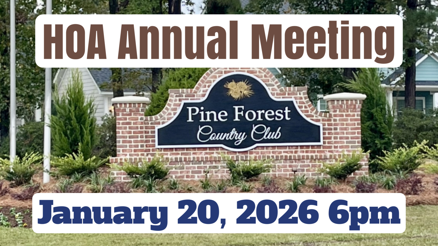 hoa annual meeting
